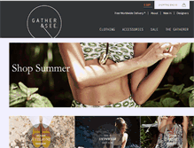 Tablet Screenshot of gatherandsee.com
